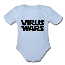 Load image into Gallery viewer, Virus Wars Organic Short Sleeve Baby Bodysuit - Premium Marketing Plus