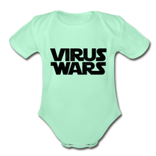 Load image into Gallery viewer, Virus Wars Organic Short Sleeve Baby Bodysuit - Premium Marketing Plus