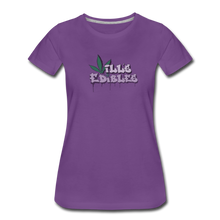 Load image into Gallery viewer, Will's Edibles - Women’s Premium T-Shirt - purple
